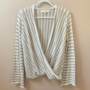 Lightweight Wrap Front Sweater